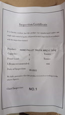 Aiko Pallet Truck 3T 685*1220 Double Pu Wheel (Fork 85-200mm Wheel 80*70mm) | Model : PT-W3P-685-2 Pallet Truck Aiko 