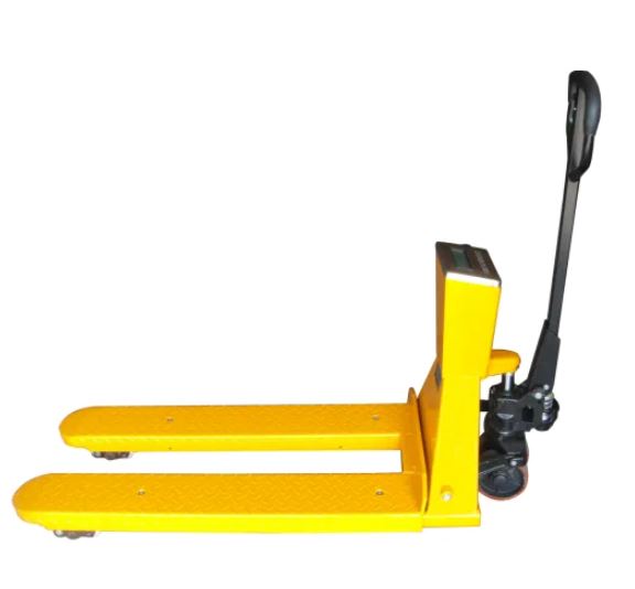 AIKO PALLET TRUCK 3T 685*1220*85MM WITH WEIGHING SCALE DOUBLE PU WHEEL W/O PRINTER | Model : PT-CBYCW3-685 Pallet Truck Aiko 