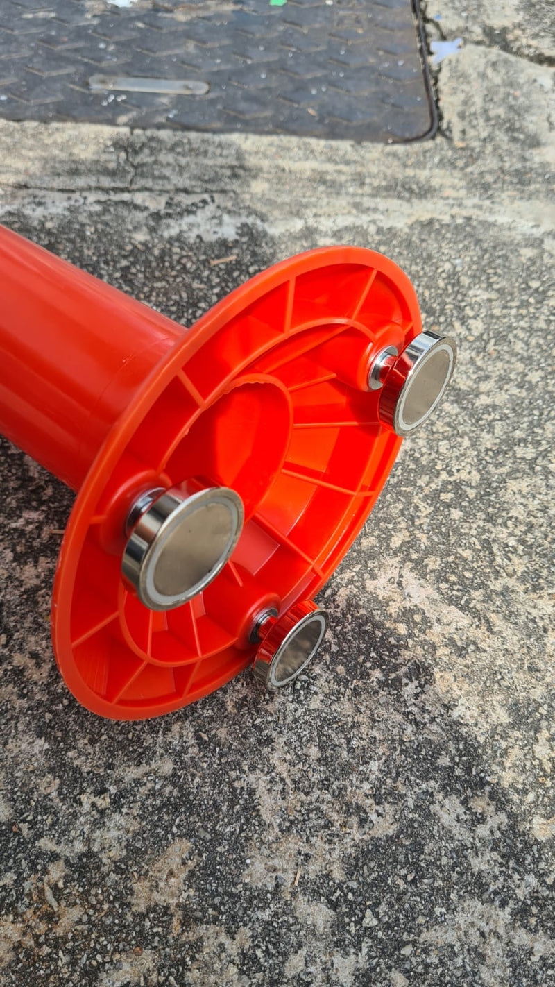 Aiko Plastic Flexible Bollard For Tractor With Magnetic Base | Model : CONE-7204-M Safety Cone Aiko 