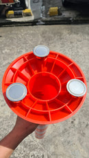 Aiko Plastic Flexible Bollard For Tractor With Magnetic Base | Model : CONE-7204-M Safety Cone Aiko 