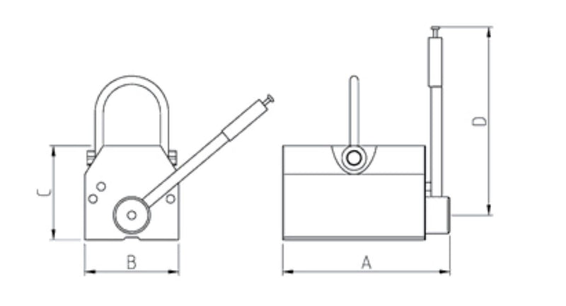 Aiko Q21-1 Lifting Magnetic 1 Ton | Model: ML-Q21 Aikchinhin 