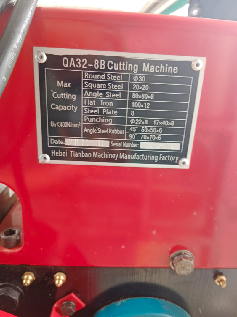 Aiko QA32-8B Multi Shearing Machine | Model: QA32-8B Multi Shearing Machine Aiko 