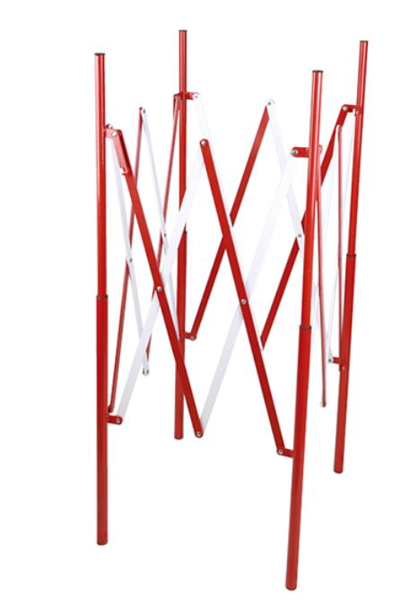 Aiko Red & White Steel Manhole Barrier Gate | Model : CONE-7618 Safety Barrier Aiko 