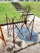 Aiko Red & White Steel Manhole Barrier Gate | Model : CONE-7618 - Aikchinhin