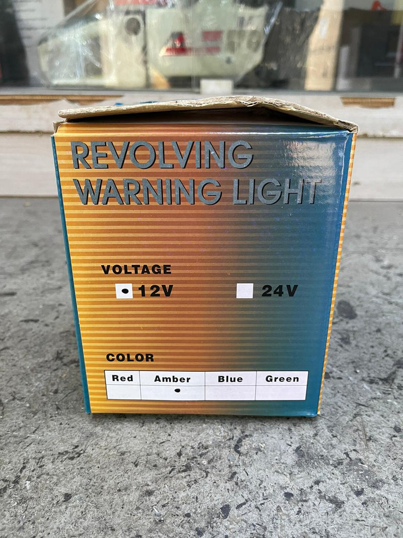 Aiko Rotating Warning Light 12V - Round