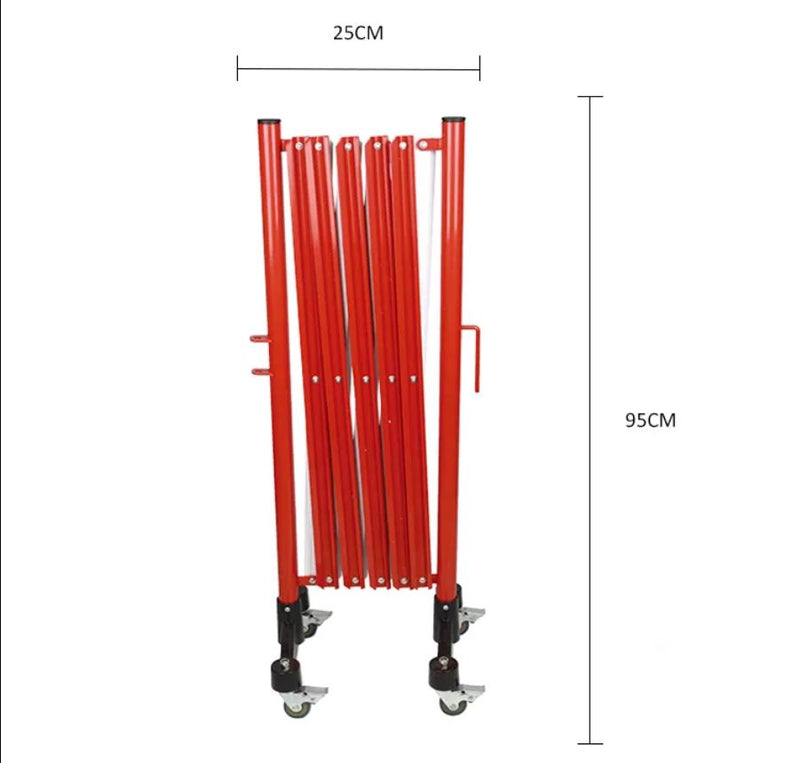 AIKO Steel Expandable Barricade with Wheel | Model : GATE-7615- Steel Expandable Barricade Aiko 