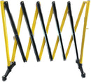 AIKO Steel Expandable Barricade with Wheel | Model : GATE-7615- Steel Expandable Barricade Aiko Black & Yellow 