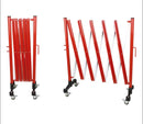 AIKO Steel Expandable Barricade with Wheel | Model : GATE-7615- Steel Expandable Barricade Aiko Red & White 