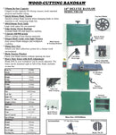 Aiko Vertical Wood Band Saw | Model : BSM-TBS-356 Wood Band Saw Aiko 