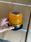 Aiko Yellow 123mm Revolving Lamp (Light) | Solar powered and with Magnetic Base | Model : RL-7699 Safety Light Aiko 