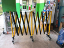 Aiko Yellow & Black 3-Tier Expandable Metal Gate with WHEELS | Model : GATE-7616 - Aikchinhin