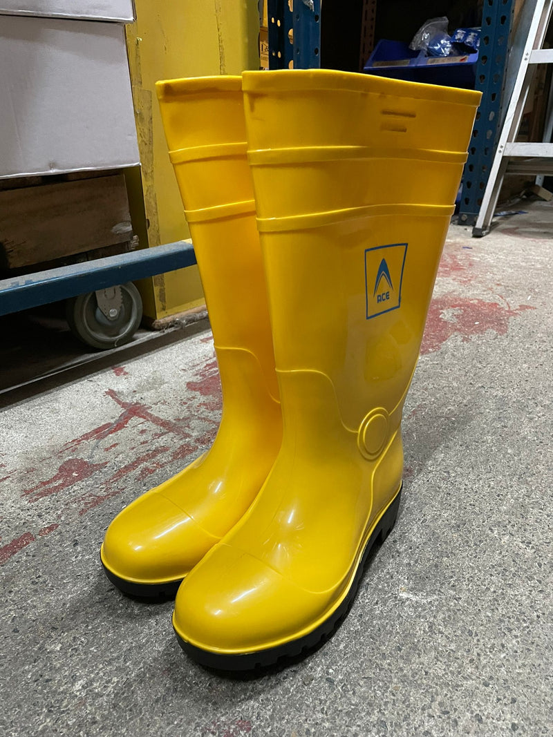 Aiko Yellow Boots C/W Steel Toe | Model : YB-AS Yellow Boots Aiko 