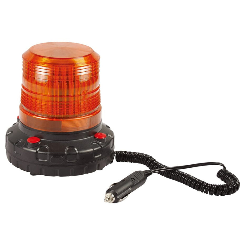 AIKO Yellow LED Revolving Warning Light with Magnetic Base and Car Plug | Model : RL-7712 Safety Light Aiko 
