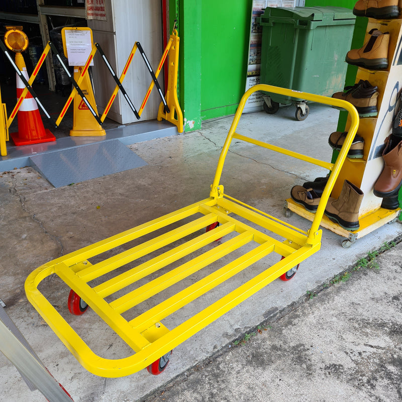 Aiko Yellow Steel Trolley, Load Capacity : 300Kg / 500Kg