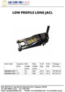 Aiko ZD22031 Low Profile Long Floor Jack with 3 & 3.5 Ton | Model : FJ-ZD22031 Floor Jack Aiko 