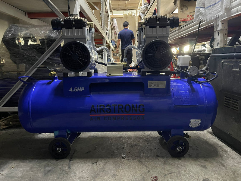 Airstong 4.5Hp 100l Oil Free & Silent Air Compressor | Model : GDG100-ASME Air Compressor Airstrong 