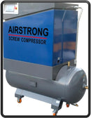 AIRSTRONG 10HP SCREW COMPRESSOR W/260L ASME TANK, MODEL:ASAMT10HP - Aikchinhin