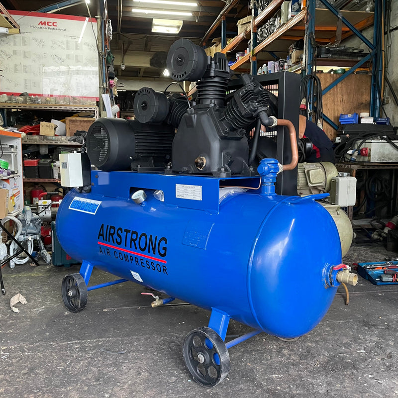 Airstrong 10Hp 300L 415V 2Stage Piston | Model : ASJ100-300T Air Compressor Airstrong 