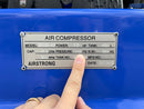 AIRSTRONG 10HP 400L 1 Stage 3Phase (415V) 8 Bar Heavy Duty Air Compressor | Model : ASFS100-400H Air Compressor AIRSTRONG 