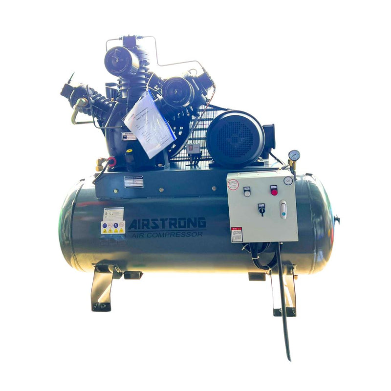 Airstrong 20HP 445L Piston Air Compressor 415V 2 Stage 175PSI | Model: A-H200 Air Compressor Airstrong 