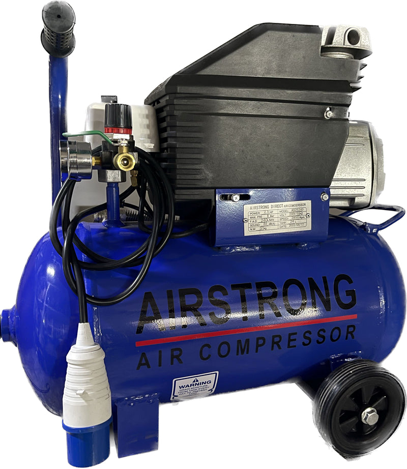 Airstrong 2.5HP 24L 230V (ASME) Direct Air Compressor | Model : AS2524D-ASME Air Compressor AIRSTRONG 