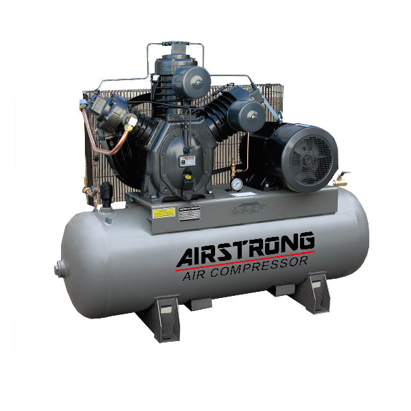 AIRSTRONG 25HP 445L AIR COMPRESSOR Model : A-H250 415V TYPE 30 175PSI 2 STAGES WARRANTEE SIX MONTHS NO - Aikchinhin