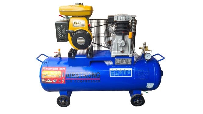Strong Back Compressor AIRSTRONG 3HP 100L Petrol Gasoline Engine Air Compressor Robin EY20