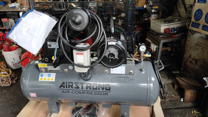 Airstrong 5.5Hp Air Compressor | Type 30, 175 PSI, 2 stage | Model : H55 | Tank size : 150L,  230L (415V) - Aikchinhin