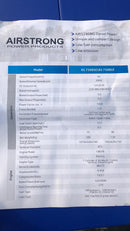 Airstrong 5.5kVA Silent Diesel Generator | Option : Single Voltage output (AS7500SE) or Dual Voltage (110V & 240V = AS7500SE-110) - Aikchinhin