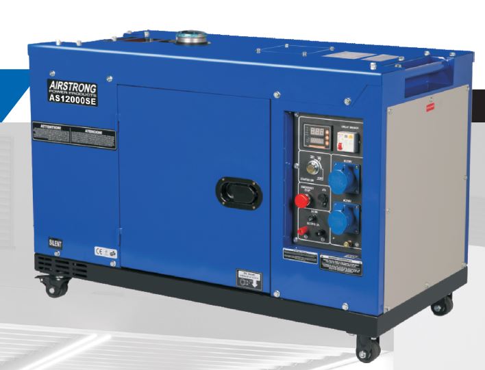 Airstrong AS12000SE Silent Diesel Generator 9.5Kva | Model : AS12000SE Generator Airstrong 