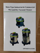 AIRSTRONG HT-15J Vacuum Cleaner Silent Stainless Steel Wet & Dry 15L 1000W | Model: VC-HT15J Vacuum Cleaner Airstrong 