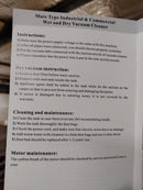 AIRSTRONG HT-15J Vacuum Cleaner Silent Stainless Steel Wet & Dry 15L 1000W | Model: VC-HT15J Vacuum Cleaner Airstrong 