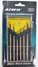 Aiwo Precision Screwdriver Set 6pc Precision Screwdriver Aiwo 