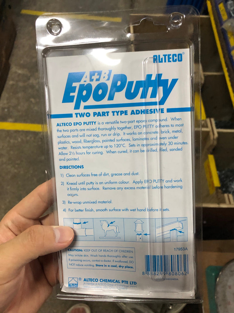 Alteco EpoPutty A+B 2 Part Type Adhesive (Epoxy) | Model : PUTTY-A100 (17953A) Epoxy Alteco 