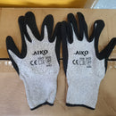 Am/Aiko Anti Cut Glove (4543) black size 10 (level 5) rougth | Model : GLOVE-AM4543B-R Glove Aiko 