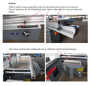 Auyu W9D-3.2 10ft (3.2m) Sliding Panel Table Saw (Aeroplane) comes with Dust Collector | Model : W9D-3.2 Aeroplane sliding panel Aiko 