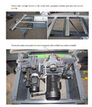 Auyu W9D-3.2 10ft (3.2m) Sliding Panel Table Saw (Aeroplane) comes with Dust Collector | Model : W9D-3.2 Aeroplane sliding panel Aiko 