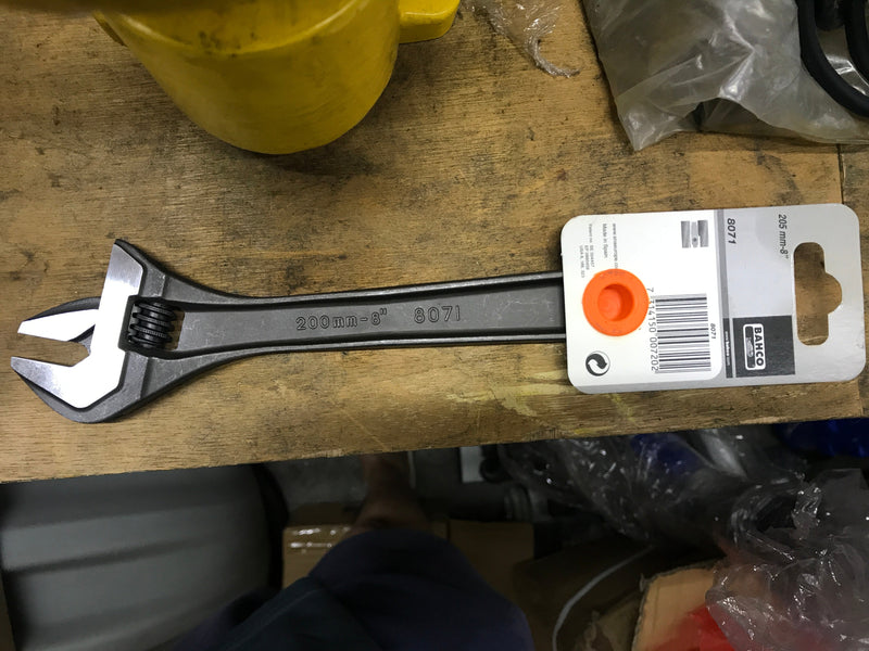 Bahco Adjustable Wrench 8071 8" Adjustable Wrench Bahco 
