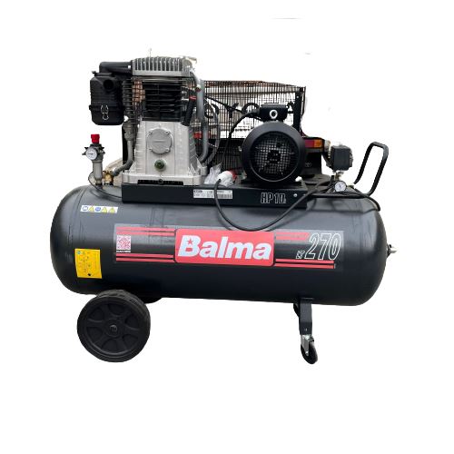 Balma 10Hp 2 stage Air Compressor | Model : B7000/270 CT10 | 270L Tank & 415V (3 Phase) Air Compressor BALMA 