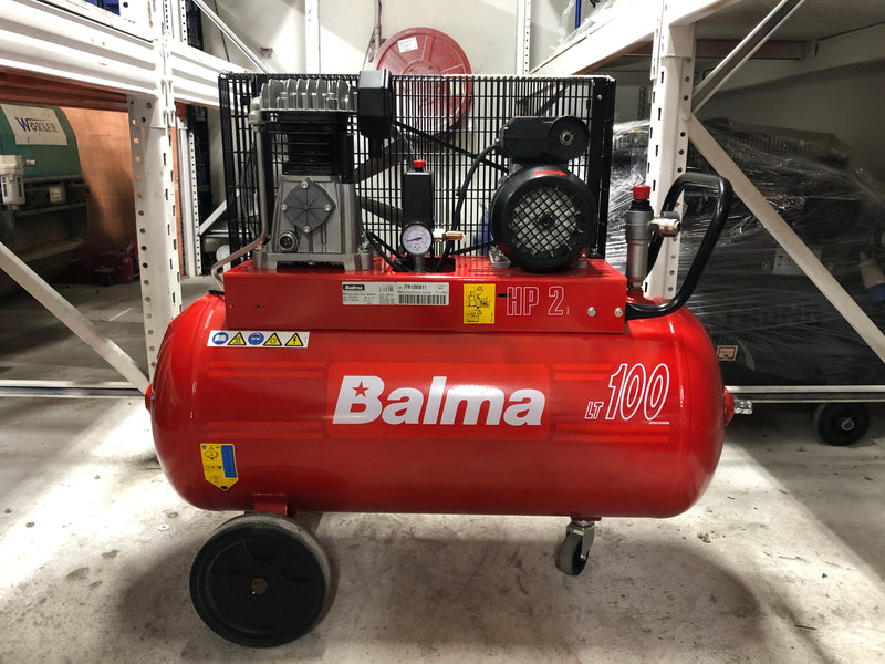 BALMA 2HP 100L 240V AIR COMPRESSOR MADE IN ITALY MODEL:NS12/100 CM2 Air Compressor BALMA 