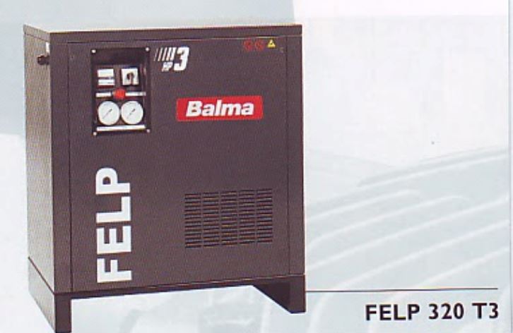 BALMA 3HP AIR COMPRESSOR MODEL : FELP320M 230V SILENT FELT 320 - Aikchinhin