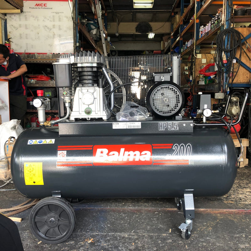 Balma 5.5Hp 200L 415V Air Compressor | Model : B5900B/200 CT5.5 Air Compressor BALMA 