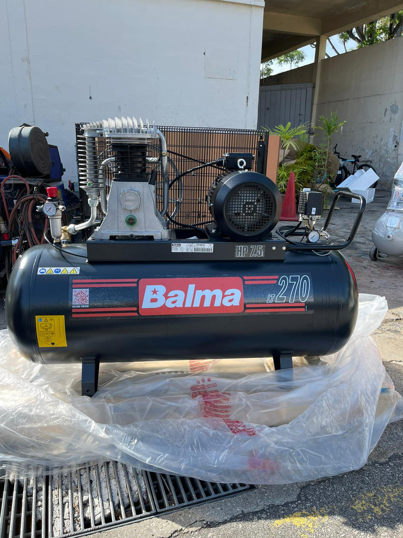 Balma 7.5Hp 270L 415V 2 Stage Air Compressor