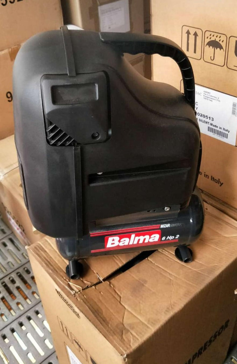 Balma Silent Compressor with 1Hp 6L 240V | Model : MIZAR-1 Silent Compressor Balma 