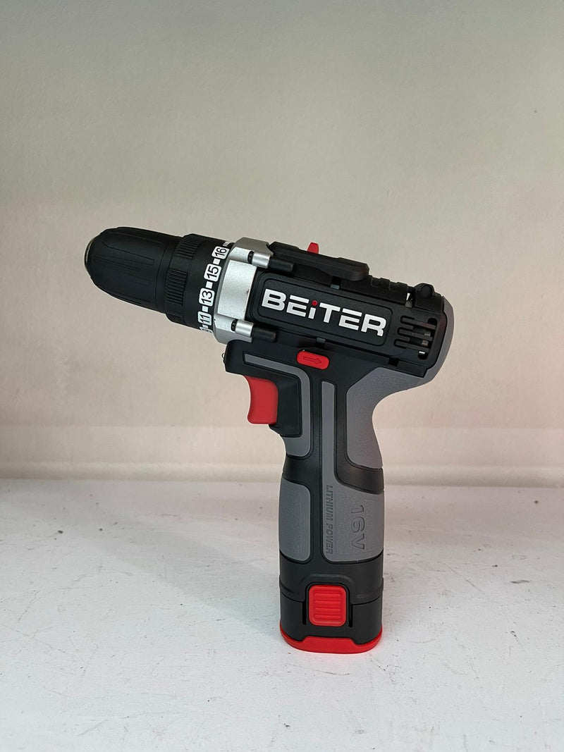 Beiter 16V 32 N.m Cordless Power Impact Driver Drill Two-Poexe Pack | Model : BT420-BTKIT05 Cordless Power Impact Driver Drill Beiter 