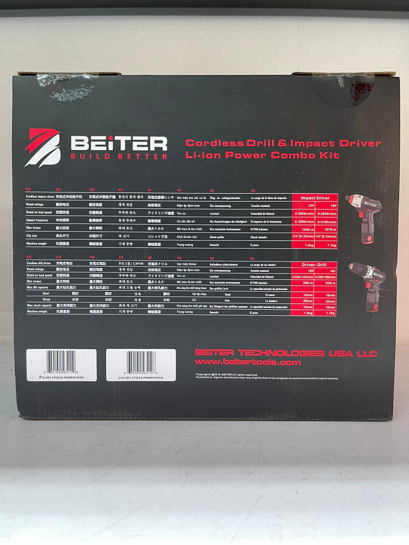 Beiter Cordless impact Driver | BM418-16V 