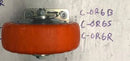 Best Run/OTS Orange PU Castor Wheel 4" 5" 6" 8" | Model : C-OR Castor Wheel OTS 