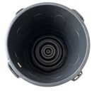 Black Rubbish Bin 18Gal Trash Cans & Wastebaskets Aik Chin Hin 