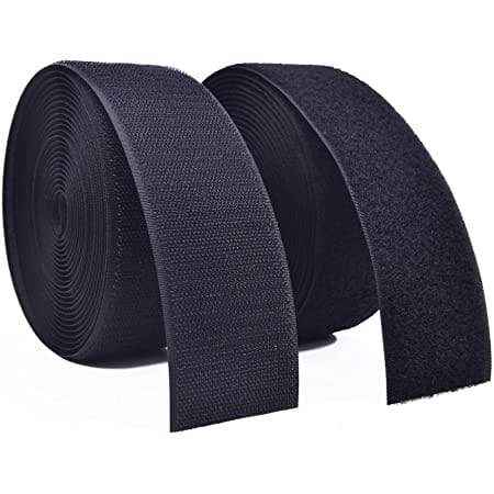 Black Velcro Fastener Hook & Loop (50mm X 25m) Velcro Aik Chin Hin 