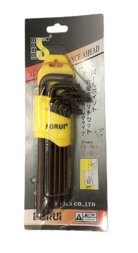 Borui Torx Key Set 9" 9pc | Model : HK-BR7104 Borui 